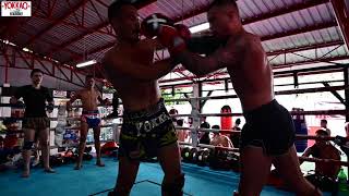 Muay Thai Thailand Vs UK Petchmankong VS Joe Craven  YOKKAO Training Center Bangkok [upl. by Atteloc]