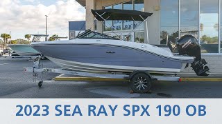 2023 Sea Ray SPX 190 OB  MarineMax Panama City Beach FL [upl. by Nessej]