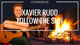 Follow The Sun  Xavier Rudd Tutorial  Gitaar akkoorden op Gitaar Leren Spelen [upl. by Nawed47]