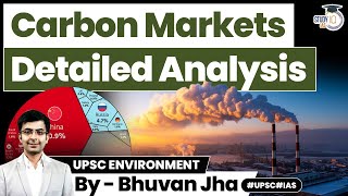 How Does Carbon Trading Help to Reduce Global Emissions  Climate Change  UPSC GS3 [upl. by Casavant]