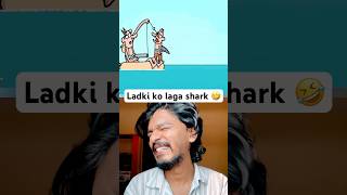 Shark attack 🤣 funny cartoon comedy animation [upl. by Anera849]