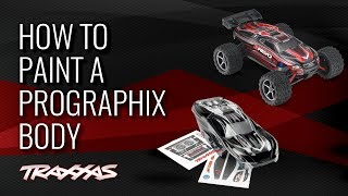 How to Paint a Traxxas ProGraphix Body  Traxxas Support [upl. by Ynelram751]