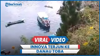 Kecelakaan Innova Kepala Desa Terjun ke Danau Toba 1 Meninggal [upl. by Jermayne]