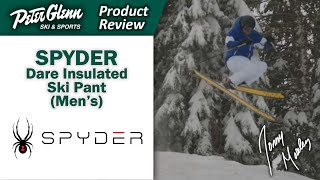 Spyder Dare Insulated Ski Pant Mens  W2324 Product Review [upl. by Delly]