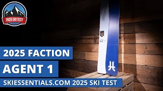 2025 Faction Agent 1  SkiEssentialscom Ski Test Review [upl. by Ewall]