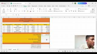 MS EXCEL  PEMBUATAN NOTA PEMBELIAN BARANG ib  Taghfirul Yoga [upl. by Scotty969]