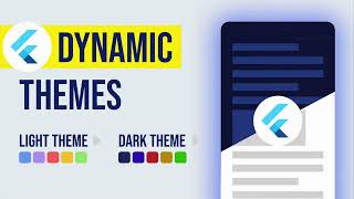 Dynamic Theme switching in Flutter  Theming Explained  Light and Dark modes in Flutter app [upl. by Deborah856]