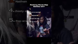 Worst Rap Battle’s rap rapbattle ranking funny [upl. by Entirb]