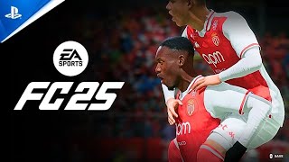 AS Monaco vs Lille FC 25 Gameplay Ligue 1 Round 8 [upl. by Haidebez719]