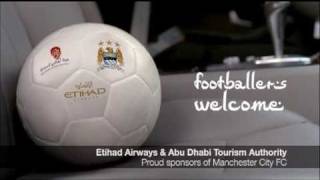 Manchester City FC at Abu Dhabi International Airport  Etihad Airways [upl. by My]