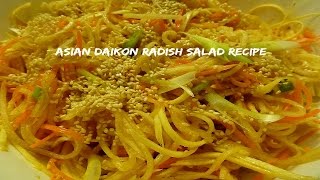 Asian Daikon Radish Salad Recipe [upl. by Ermeena]