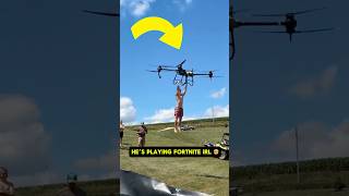 FORTNITE GLIDER IRL 😱 [upl. by Yretsym]