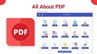 All About PDF Tutorial  How to use All About PDF software [upl. by Gathard]