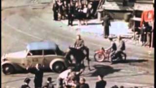 World War II Color Footagedes SFP 186VE Day Prag 1945 13 [upl. by Yesnikcm]