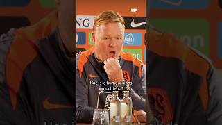 Koeman REAGEERT op INTERVIEW BOZE Bergwijn 👀💥 oranje bergwijn koeman [upl. by Ojeillib]