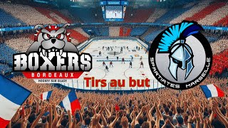 Tirs au But match de hockey sur glace Bordeaux vs Marseille [upl. by Attelra]