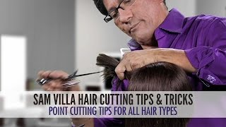 Point Cutting Tips For All Hair Types  Remove Weight amp Add Pliability in Hair [upl. by Okwu]