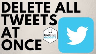 How to Delete All Tweets at Once on Twitter  Delete All Twitter Tweets [upl. by Green]