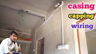 Casing and capping wiring kaise kare  Casing Clamping wiring  SP Electric [upl. by Yarazed927]