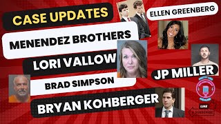 Updates Ellen Greenberg DENIED Justice Lori Vallow Brad Simpson Menendez Resentencing Bryan Ko [upl. by Suiram622]