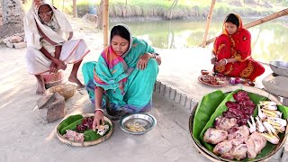 Chicken LiverGizzardampTengri recipeএইভাবে একটু ঝাল ঝাল করে মাংস রান্না করে খেতে সবথেকে ভালো লাগে [upl. by Prendergast]