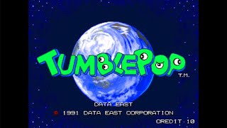 Data East Arcade 1 TUMBLEPOP  Evercade  🎮  Original System  2 Players [upl. by Natka928]