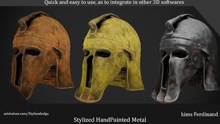 Stylized hand painted Generator Substance Painter [upl. by Tergram]