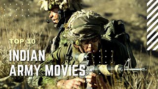 Top 10 Indian army movies [upl. by Timms390]