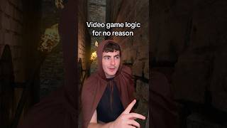 Video game logic for no reason 😂 comedy videogames skyrim residentevil fallout [upl. by Mollie]