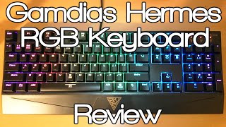 GAMDIAS Hermes RGB Mechanical Keyboard Review [upl. by Sukhum89]