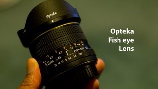 Opteka 65mm fisheye lens for Canon unboxing and reivew [upl. by Sluiter956]