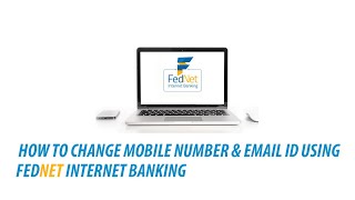 how to change mobile number amp email id using FEDNET internet bankingMalayalam [upl. by Nitsud471]