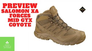 Preview Salomon xa forces mid gtx coyote salomon review xaforces [upl. by Ahsauqal]