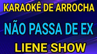 KARAOKÊ  NÃO PASSA DE EX  LIENE SHOW [upl. by Salba]