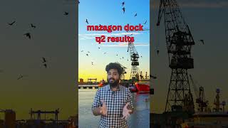 mazagon dock q2 results  mazagon dock share latest news mazagondockshare shorts [upl. by Consalve256]