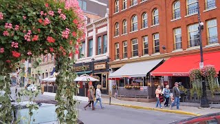 Downtown Kingston Canada virtual tour waterfront City Hall and Kingston streets life travel vlog 4K [upl. by Fasto]