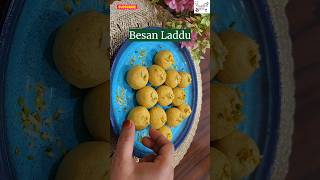 Besan Laddu Made by Yasmeen Khan  traditional besan ke laddu recipe shorts video84besanladdu [upl. by Kyla]