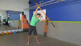 Stick Mobility  10 Min Full Body Workout  1 Long [upl. by Shurwood]