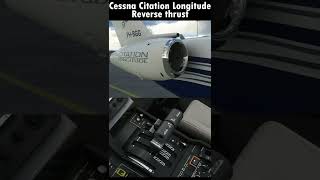 Cessna Longitude reverse thrust msfs2020 shorts [upl. by Ashla]