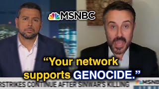 He Spoke Up For Gaza MSNBC Didn’t Post The Interview [upl. by Yeldahc]