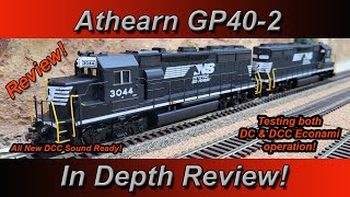 NEW Athearn GP402 In depth review with tips DC and DCC Sound sample [upl. by Matty]