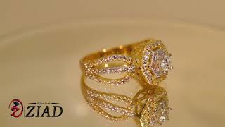 BIJOUTERIE ZIAD Bague de Fiancaille nouvelle collection 2019 [upl. by Anytsirk]