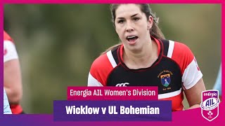 Wicklow v UL Bohemian  EnergiaAIL Highlights Womens Div 1 Rd 6 [upl. by Attenwad]