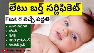 How to Apply Late Birth Certificate  Late Birth Certificate Process  Latest Update 2023 [upl. by Tomasine743]