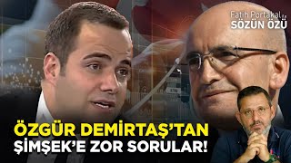 PROF DR Ã–ZGÃœR DEMÄ°RTAÅâ€™TAN MEHMET ÅÄ°MÅEKâ€™E CEVABI ZOR KOLAY SORULAR [upl. by Pengelly]