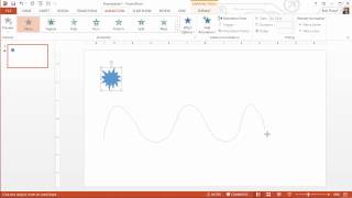 How to Create Motion Paths in PowerPoint [upl. by Relyuhcs49]