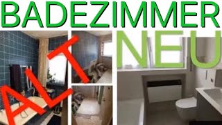 BADEZIMMER renovieren zum Traumbad  Modern Altersgerecht [upl. by Ettedanreb]