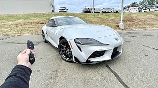 2023 Toyota GR Supra Premium 30 Start Up Exhaust Test Drive Walkaround POV and Review [upl. by Nogam]