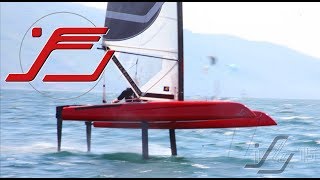 iFLY15 hydrofoil catamaran  first year summery best of   sailing foiling [upl. by Luba]