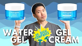 Dr Sugai Compares Neutrogena Hydro Boost Water Gel vs GelCream [upl. by Hgielsa]